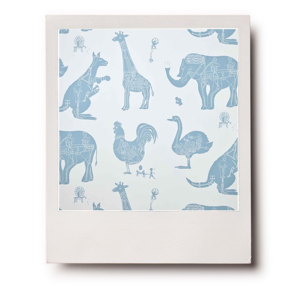 paperboy london paper boy wallpaper for kids children's wallpaper how things work animal blue victoria cramsie interior nursery kidult design babystylefile baby style file