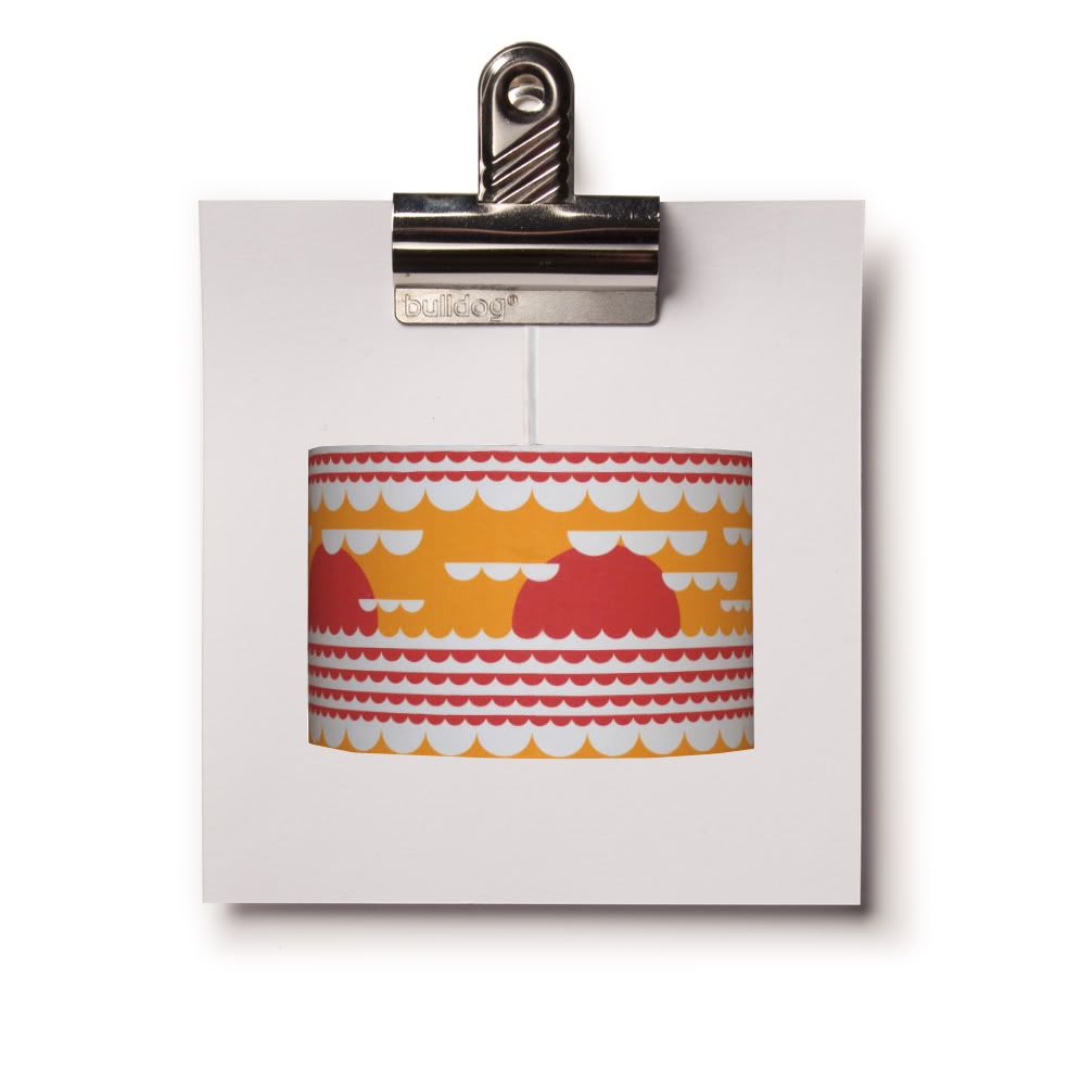 retro sunset pendant light shade hunkydoryhome
