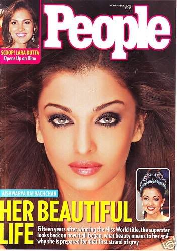 Aishwarya Rai People Magazine Cover Scan