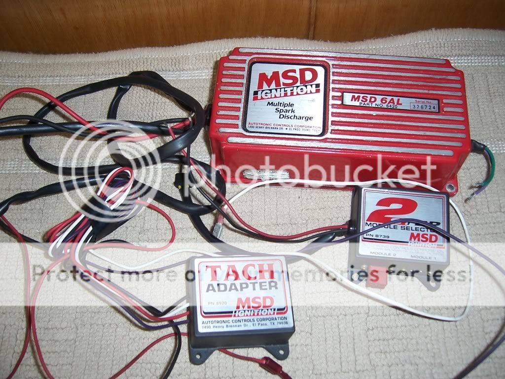 New Jersey MSD 6AL ignition box, 2 step module, and msd ... msd wiring diagram ford f100 