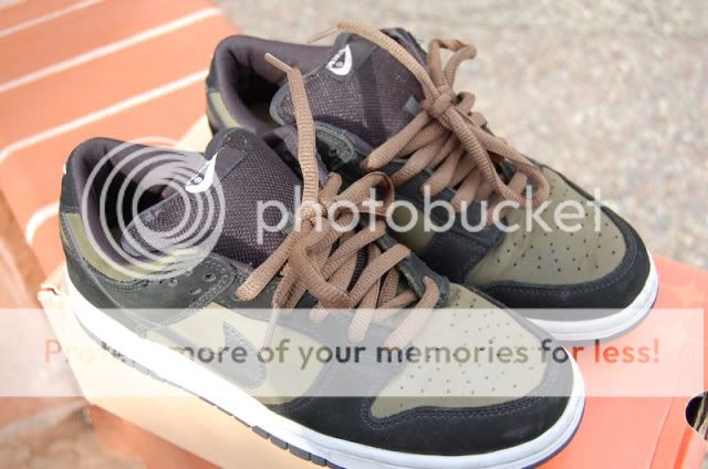 VVVNDS NIKE SB DUNK LOW SUPREME LODEN 8.5  