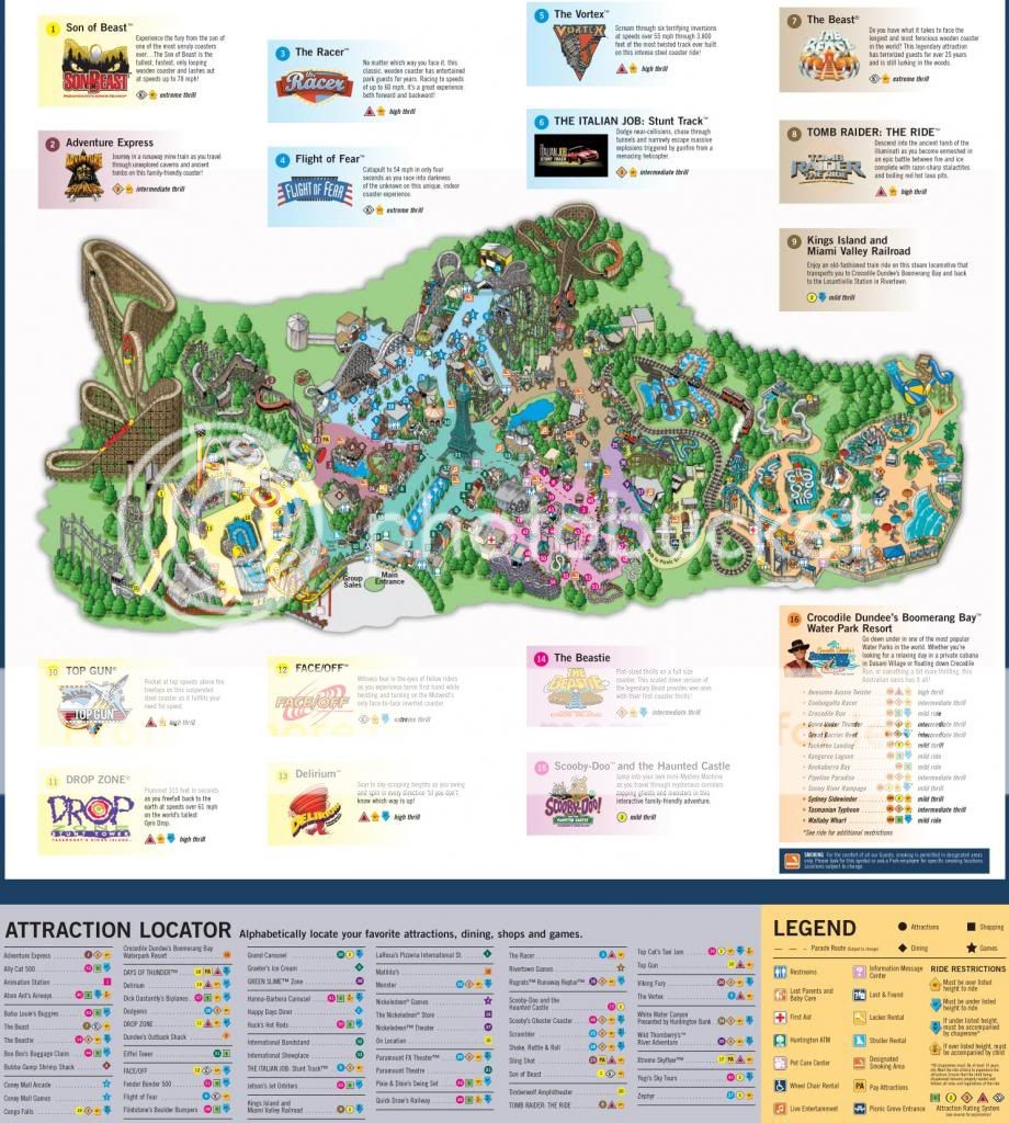 Favorite Kings Island Map - Kings Island - Kings Island Central Forums