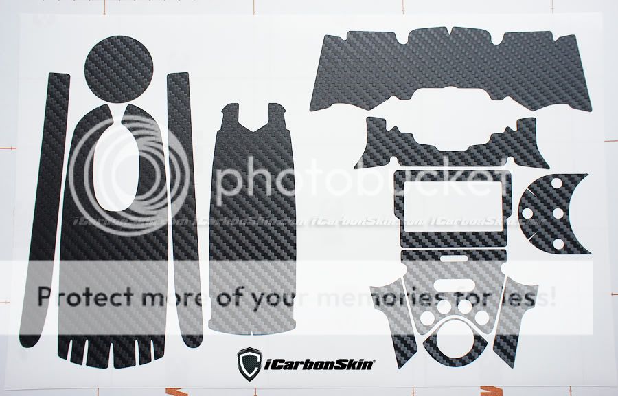 3M Di NOC CARBON FIBER VINYL SKIN FOR FUTABA 4PKS