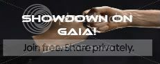 Showdown on gaia banner