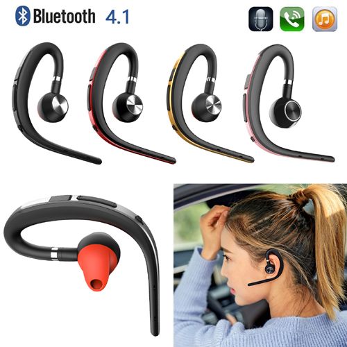 Bluetooth Headset Wireless Earpiece With HD Mic for Cell Phones Driving